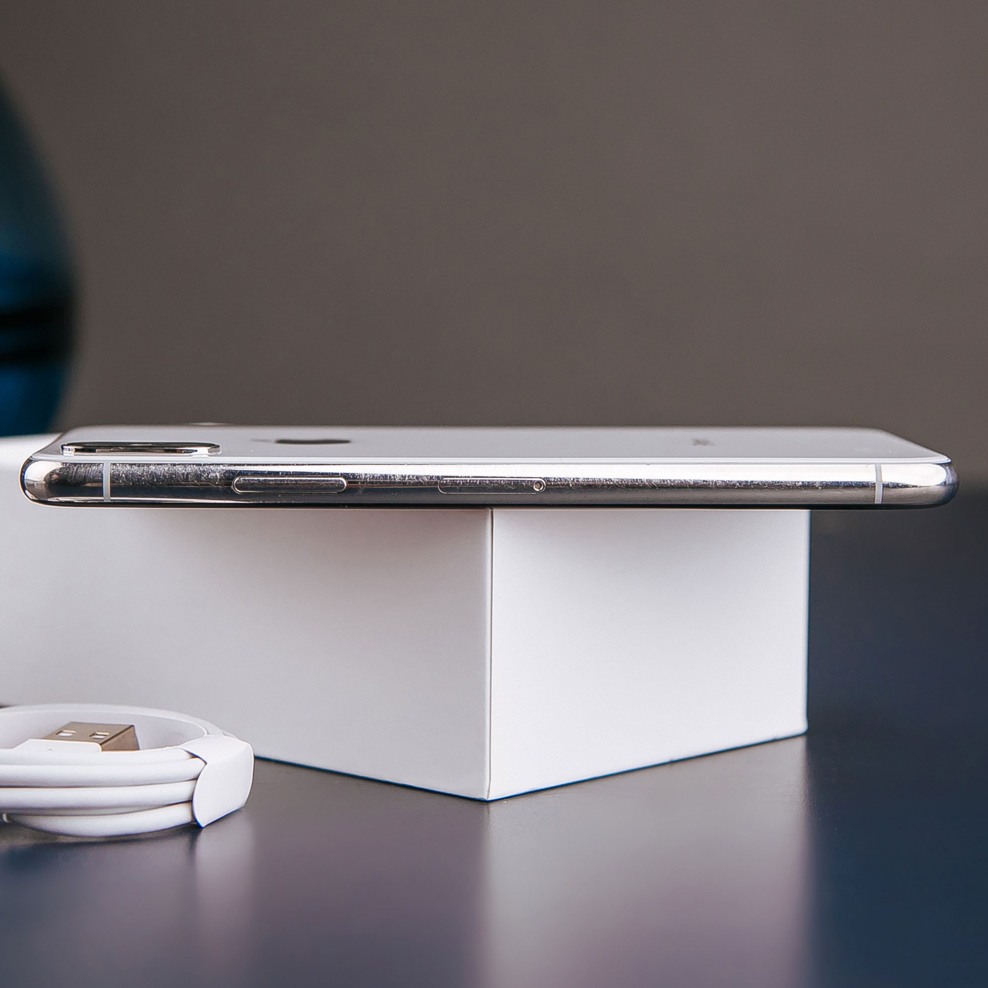 iPhone X 256gb, Silver б/у
